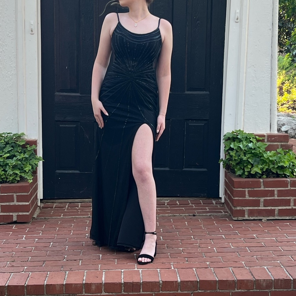 Elegant Black Evening Gown